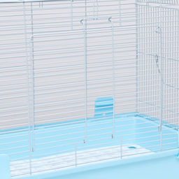 Клетка для грызунов с выдвижными поддонами 60 х 35 х 47 см, синяя - Пижон фото 3