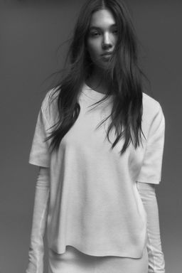 Camiseta en punto fino - H&m фото 7