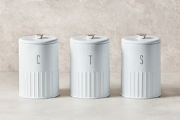 Набор банок для сыпучих продуктов Astor, белые, 1,45 л, 3 шт - Maxwell & Williams фото 7