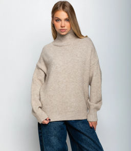 Свитер #КТ2587 (1), бежевый