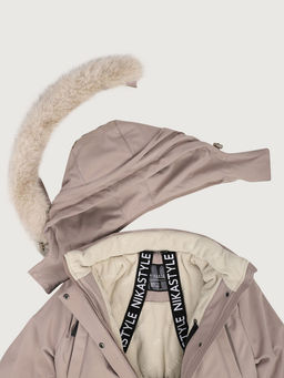 Парка 5з8225 какао - Nikastyle фото 6