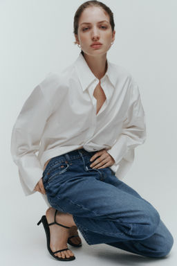 Barrel High Waist Ankle Jeans - H&m фото 9