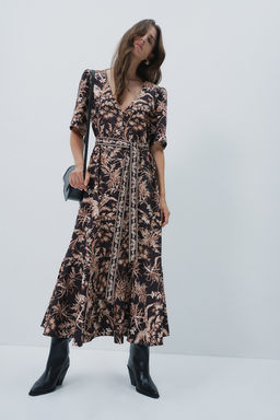 Vestido con cinturon de anudar - H&m фото 2