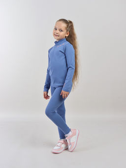 CRB wear / CWKG 70535-42-427 Брюки модель легинсы для девочки,индиго  фото 3