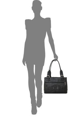 Сумка женская Ц-110.3 черный - Protege фото 4