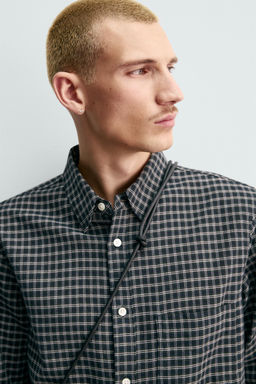 ORIGINS CHECK SHIRT WITH WOOL - Zara фото 6
