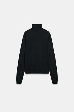 WOOL HIGH NECK JUMPER - Zara фото 6