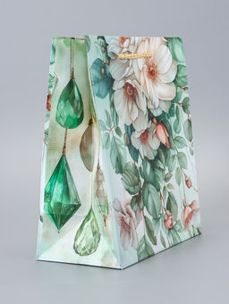 Цена за 2 шт. Пакет подарочный ламинированный Цветочный рай 18?22.3?10 см