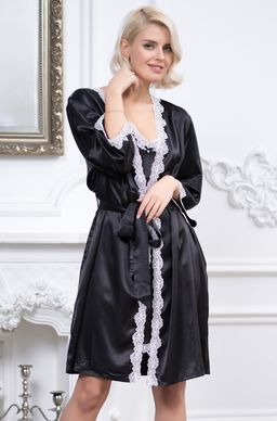 Короткий халат Mia-Mella с рукавами 3/4 - Mia-amore фото 5