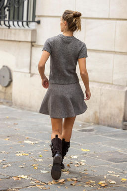 BUCKLED SPLIT SUEDE ANKLE BOOTS - Zara фото 2