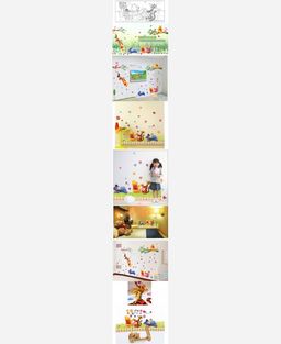 Наклейка винил на стену Винни Пух и Тигра 903908 - Yiwu youda import & export co фото 4