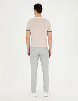 Gri Slim Fit Kanvas Pantolon - Pierre cardin фото 4