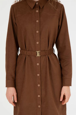 Женское тканое платье кокосового цвета - U.s. polo assn фото 6