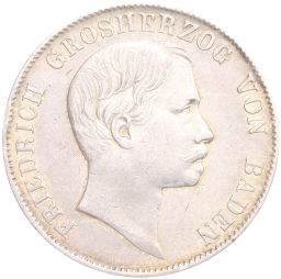 1 союзный талер 1864 года Баден