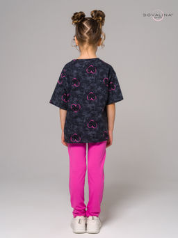 Костюм Мун варенка графит сердце-ягода - Sovalina фото 14