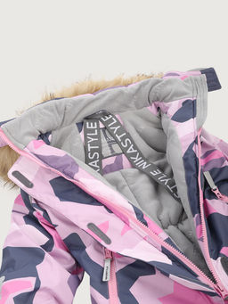 Комбинезон 8з1025 розовый/графит