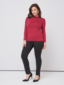 Брюки из плотного трикотажа BB13606BLK01