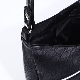 Сумка-мешок на молнии, наружный карман, цвет чёрный - Simaland фото 7