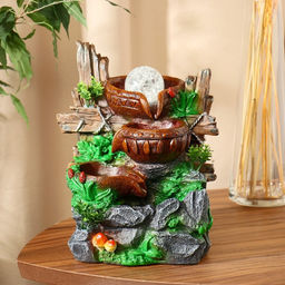 Фонтан настольный «Особенное место», 20×16×26 см, с подсветкой