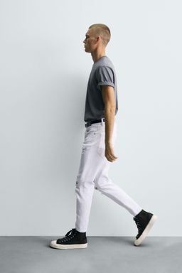 RIPPED SKINNY FIT JEANS - Zara фото 6