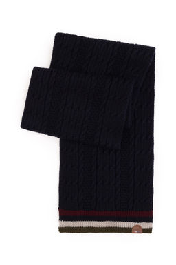 Мужской темно-синий шарф Неожиданная скидка в корзине