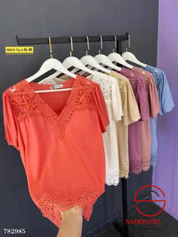 Женская блузка с коротким рукавом - Bruno фото 6