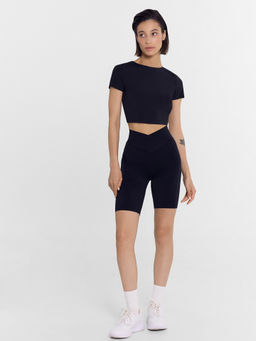 Шорты женские в черном цвете черный 332356 - Mark formelle фото 3