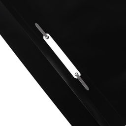 Цена за 50 шт. Папка-скоросшиватель Calligrata, А4, 120 мкм, чёрная, прозрачный верх