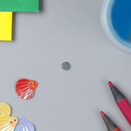 Цена за 250 шт. Магнит технический неодимовый, серебристый, 8×1.2 мм