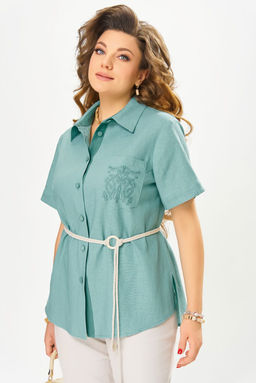 Блуза FITA 20464 нефрит фото 8