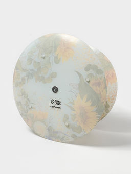 Фруктовница Доляна Подсолнухи, d=20/25 см, h=24 см, стекло, рисунок  фото 8