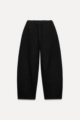 INTERLOCK BALLOON TROUSERS - Zara фото 8