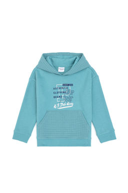Erkek _ocuk Mint Kap__onlu _ardonlu Sweatshirt - U.s. polo assn фото 2