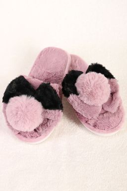Тапочки домашние сиреневые