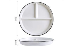 Цена за 21 шт. Блюдо менажница 3 секции 21 см / WE-922 /уп 21/746091/ - Галеонтрейд фото 2