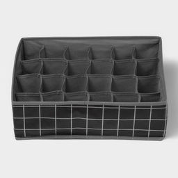 Органайзер для хранения белья Доляна Кло, 24 ячейки, 383012 см, чёрный фото 4