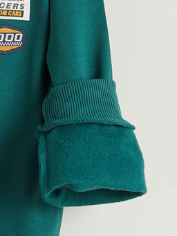 Bisiklet Yaka Erkek ?ocuk Kal?n Sweatshirt