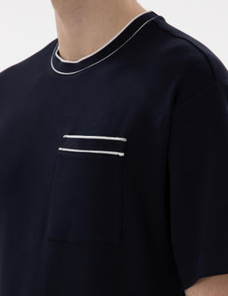 Lacivert Comfort Fit Ti__rt - Pierre cardin фото 7