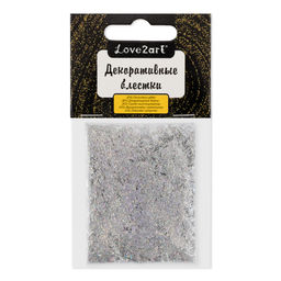 Love2art Декоративные блестки стружка GLI-03 0.2*1.5 мм 5 уп. х 5 г 4.5 мл