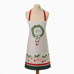 Фартук Этель Рождественский венок 60х70 см, 100% хлопок, саржа 190 г/м2  фото 6