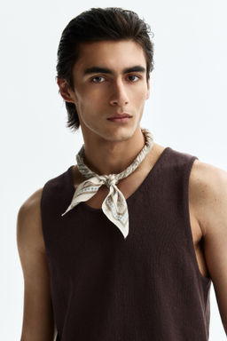 Camiseta sin mangas en punto Regular Fit - H&m фото 6