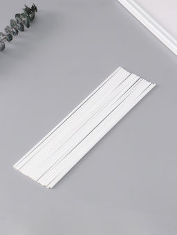 Цена за 2 шт. Набор палочек для диффузора фибровых «Белая», 20 шт., 0.3×0.3×25 см