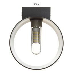 Бра BayerLux «Алпин», 1хLED, 2 Вт, 4000К, IP66, чёрный, 9×11×15 см