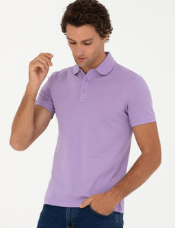 Lila Slim Fit Basic T -For