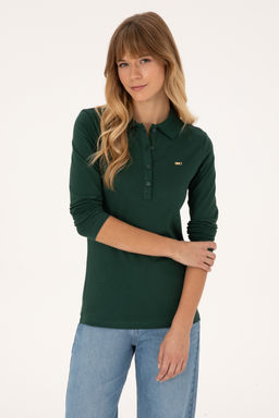 Kad_n Koyu Ye_il Basic Sweatshirt Sepette S_rpriz _ndirim - U.s. polo assn фото 10