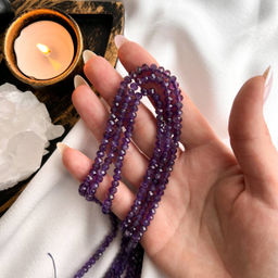 Бусины для украшений из Аметиста огранка