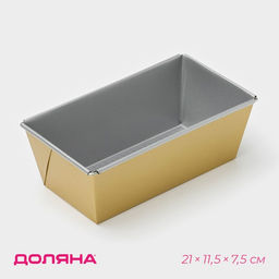 Форма для выпечки Доляна «Джоанна. Хлеб», 21×11.5×7.5 см, антипригарное покрытие