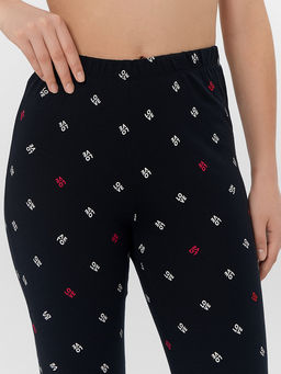 Бриджи домашние женские с узором