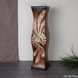 Ваза 70 см / FRE-500 BRWON /уп 6/