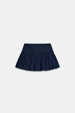 FALDA PANTAL?N EVAS? / Azul - Zara фото 6